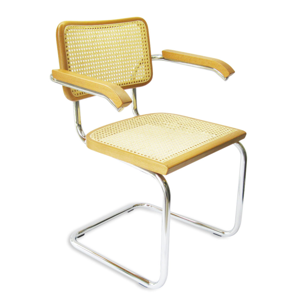 Marcel Breuer Arm Chair in Honey Oak