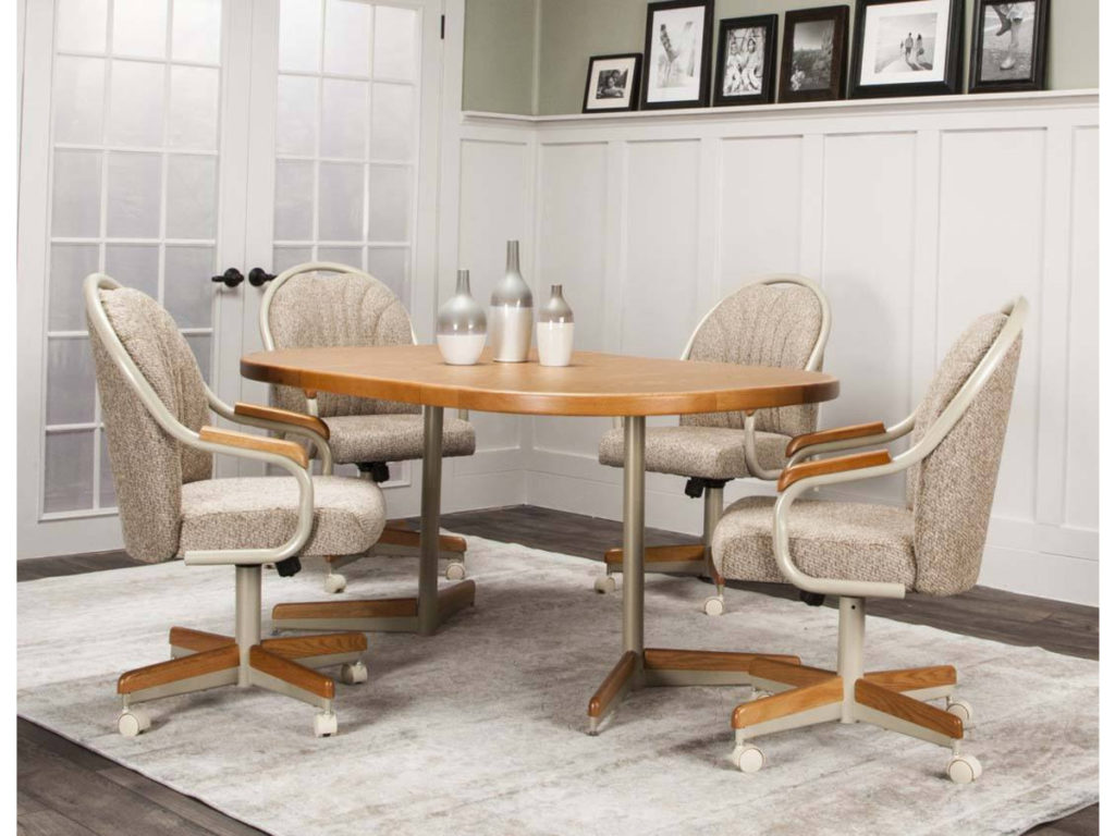 Affordable Dining Setups with Caster Chairs